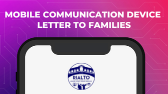  Mobile Communication Device  Letter to Families